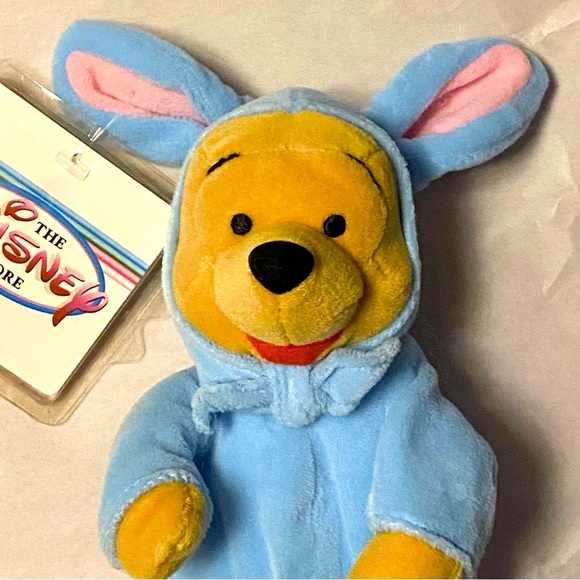 Disneys Winnie the Pooh Beanies pumpkin and Easter bunny set of 2 - Picture 4 of 5